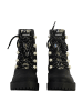 Desigual Hohe Biker-Stiefeletten aus Leder „Pearl“ Schwarz