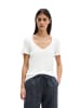Marc O'Polo DfC V-Neck-T-Shirt regular in Weiß