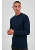 INDICODE Rundhalspullover IDBadan 35542MM Herren Feinstrickpullover in dunkelblau