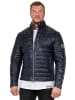 Reichstadt Herren Slim Fit Echtlederjacke Echtleder in Navy