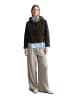 Marc O'Polo DENIM Kapuzen-Cordbluse relaxed in Black Espresso