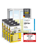 EASYmaxx Moskitonetz 4er-Set 150x130cm weiß 12 Magnetbefestigung für Fenster Transparent