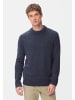 Camel Active Strickpullover aus Merinowollgemisch in Navyblau