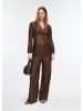 comma Bluse in 8943_dunkelbraun