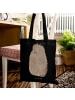 Mr. & Mrs. Panda Stoff Shopper Murmeltier ohne Spruch in Schwarz