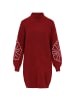 IZIA Women Dress in burgundy