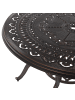 Beliani Esstisch SALENTO in Braun - (W) 102 x (H) 72 x (L) 102 cm
