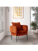 CALICOSY Sessel ARUNI in Orange - (W)73  x (H)75  x (L)78 cm