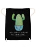 Mr. & Mrs. Panda Gym Rucksack Kaktus Happy mit Spruch in Schwarz