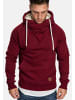 Humy Basic Sweater Hoodie Einfarbig mit Schall Kapuze in Bordeaux