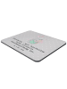 Mr. & Mrs. Panda Mouse Pad Erzieherin Superheldin mit Spruch in Grau Pastell