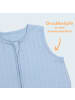 Schlummersack Musselin Schlafsack mit Füßen, 0.5 TOG in Blue Ice