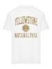 F4NT4STIC Oversize T-Shirt US National Parks Yellowstone Wyoming in weiß
