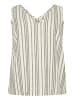 KAFFE curve Ärmellose Bluse KCmille Regular fit in Moonstruck / Black Stripe