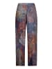 Betty Barclay Marlene-Hose mit elastischem Bund in Blau/Rot