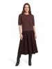 Vera Mont Strickpullover mit Rundhalsausschnitt in Dark Maroon