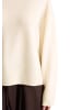 Marc O'Polo DENIM Merino-Strickpullover oversize in White Blush