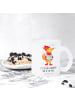 Mr. & Mrs. Panda Becher Fuchs Sänger mit Spruch in Transparent
