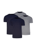 Levi´s T-Shirt LEVIS MEN SOLID CREW 4P in Navy / Grey Melange