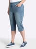sheego Capri-Jeans in blue-bleached