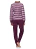 NORMANN Frottee Schlafanzug langarm Pyjama Bündchen - 82775 in lila