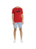 Puma T-Shirt 1er Pack in Rot/Schwarz