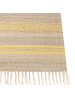 Beliani Geflochtener Teppich TALPUR in Beige/Naturfarben/Gelb