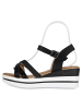 VAN HILL Plateau Sandaletten Chloe in Schwarz