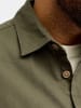 JACK & JONES PLUS Overshirt in Dusty Olive
