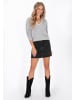 IZIA Women Sweater in light grey melange