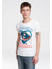 Logoshirt T-Shirt Marvel - Captain America - Boyfriend in altweiss