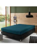 Erwin Müller Single-Jersey Boxspringbett-Spannbettlaken Freising in blautanne