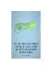 Mr. & Mrs. Panda Handtuch Krokodil mit Spruch in Blau Pastell