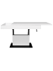 58 aufm Kessel COUCHTISCH Höhenverstellbar Else 1 110x59x60 Holzwerkstoff Ice White