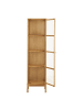 ebuy24 Vitrinenschrank Vigga Eiche 47 x 40 cm