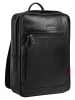 Bugatti Rucksack CLARK echt Leder in schwarz
