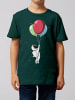 wat? Apparel T-Shirt Little Balloon Astronaut in Dunkelgrün