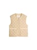 Marc O'Polo Kragenlose Steppweste regular in Stormy Sand