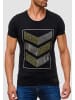 Arizona-Shopping T Shirt 3D Print Short Sleeve Shirt H2160 in Schwarz