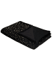 Beliani Kuscheldecke ALAZEYA in Schwarz/Gold - (W) 150 x (H) 1 x (L) 200 cm