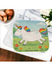 Mr. & Mrs. Panda Topflappen Einhorn Happy Design ohne Spruch in Weiß