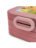 Mr. & Mrs. Panda Bento Box Quokka Happy Design mit Spruch in Rot Pastell
