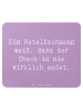 Mr. & Mrs. Panda Maus Pad Spruch Hotelfachmann Lebensweisheit mi... in Lavendeltraum