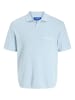 Jack & Jones Gestricktes Polo in Skyway