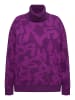 Ulla Popken Oversized-Pullover in violett
