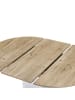 B&D Home Ausziehtisch WIM in Sandeiche-Weiß - (B)100-140 x (H)74 x (T)100 cm