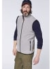 Gardena Fleece-Weste in Grau