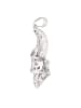 IZIA Women Set Of Pair Of Earrings And Pendant in Silver