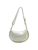 Florence Florence Schultertasche, Umhängetasche Leder weiß ca. 32cm