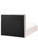 Beliani Doppelbett VION in Beige - (W) 137 x (H) 110 x (L) 216 cm